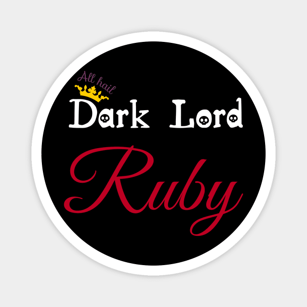 Dark lord Magnet by Vane